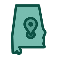 Tuskagee-Alabama-Map