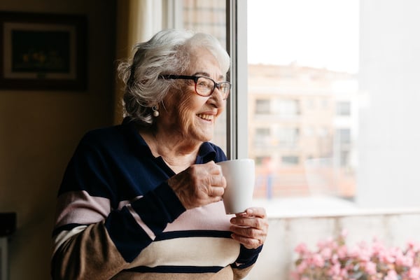 In patient-centric clinical trials like the one featured here, a participant enjoys a cup of coffee while on site as part of the clinical trial design